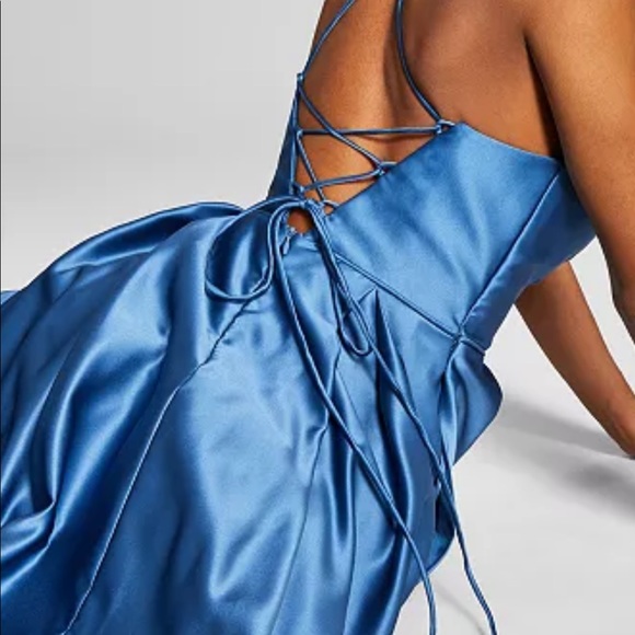 NWT Beautiful Teal Prom Dress - Picture 5 of 8